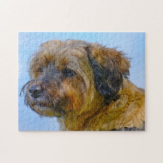 De Tibetaanse Terrier Dog Jigsaws. Legpuzzel (Horizontaal)