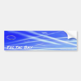 De Tic Tac Sky Bumpersticker