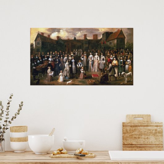 De Tichborne Dole, 1671 Poster (Keuken)