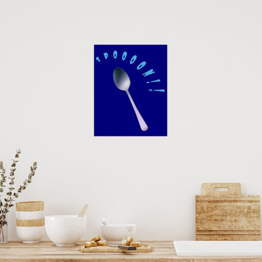 De Tick Spoon Poster (Keuken)