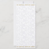 De Ticket Prom van de uitnodiging Trend, om het ev (Achterkant)