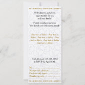 De Ticket Prom van de uitnodiging Trend, om het ev (Achterkant)