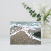 De tide die Ashore over de raketten doet Briefkaart (Staand voorkant)