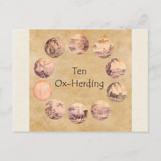 De tien Afbeeldingen Oxherding Briefkaart