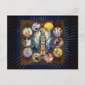 de tien Avatars van vishnu - Briefkaart (Voorkant)