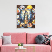 De tien avatars van Vishnu - omwikkeld canvas Afdruk (Insitu (Woonkamer))
