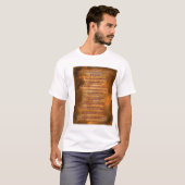 De Tien Commdons van Euchre T-shirt (Voorkant volledig)