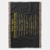 De tien geboden 01 deken (Voorkant Verticaal)