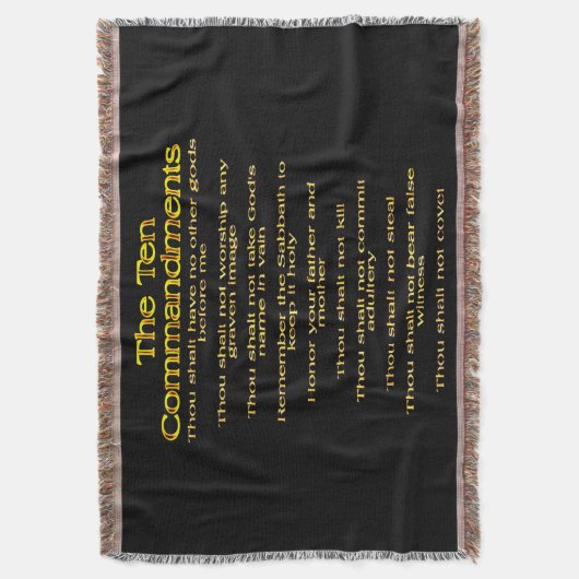 De tien geboden 01 deken (Voorkant Verticaal)