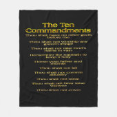 De tien geboden 01 fleece deken (Voorkant)