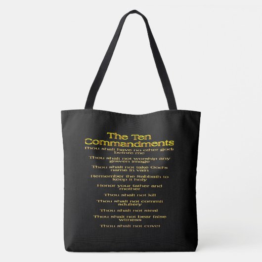 De tien geboden 01 tote bag (Achterkant)