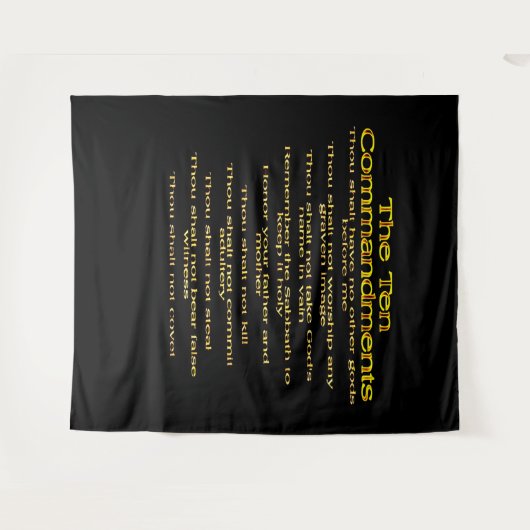 De tien geboden 01 wandkleed (Voorkant (horizontaal))