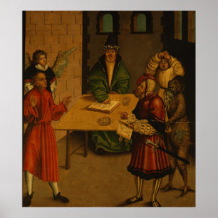De Tien Geboden, 1516 Poster