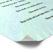 De tien geboden - Aqua Splash Poster (Hoek)