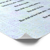 De Tien Geboden - Aqua Twists Poster (Hoek)