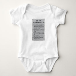 De Tien Geboden Bijbel Unisex Romper