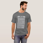 De Tien Geboden Bijbel Unisex T-shirt (Voorkant volledig)