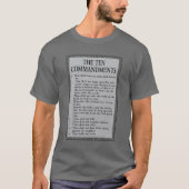 De Tien Geboden Bijbel Unisex T-shirt (Voorkant)