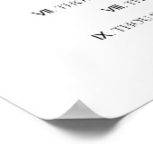 De Tien Geboden Christelijke Bijbelse Kerk Poster (Hoek)