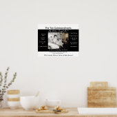De Tien Geboden die mijn moeder me vertelde Poster (Keuken)