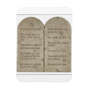 De Tien Geboden [Engels] Magnet Magneet