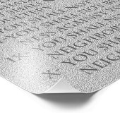 De tien geboden foto afdruk (Hoek)