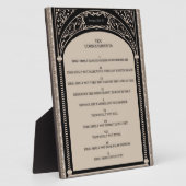 De tien geboden fotoplaat (Zijkant)