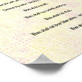 De Tien Geboden - Gele Twists Poster (Hoek)