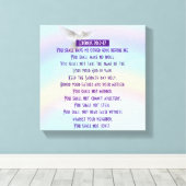 De Tien Geboden - Gewikkeld Canvas (Gloss) Afdruk (Insitu (Houten vloer))
