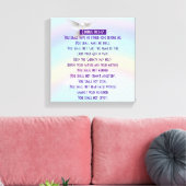 De Tien Geboden - Gewikkeld Canvas (Gloss) Afdruk (Insitu (Woonkamer))