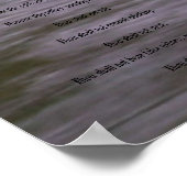 De Tien Geboden - Grijze Streaks Poster (Hoek)