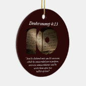 De tien geboden keramisch ornament (Rechts)