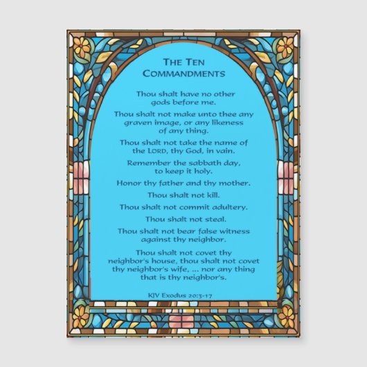 De Tien Geboden Magneet (Voorkant)