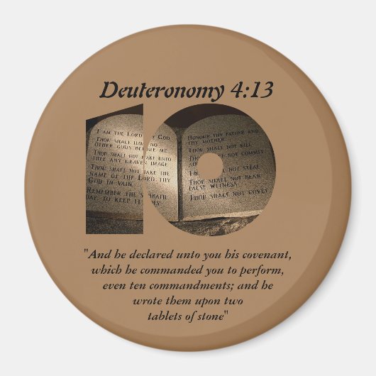 De tien geboden magneet (Voorkant)