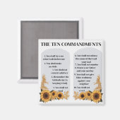 De tien geboden magneet (Voorkant / Achterkant)