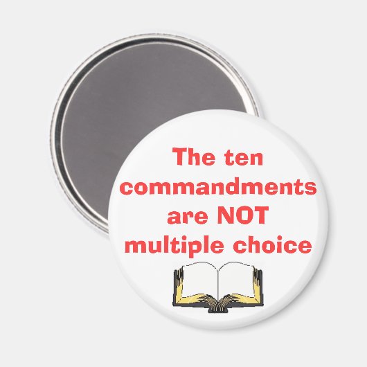 De tien geboden Magnet (Voorkant / Achterkant)