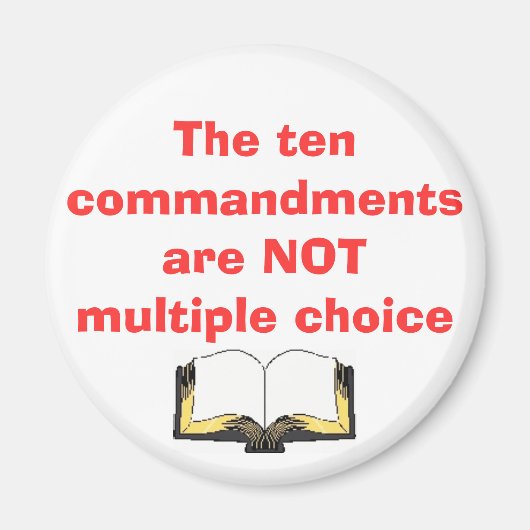 De tien geboden Magnet (Voorkant)