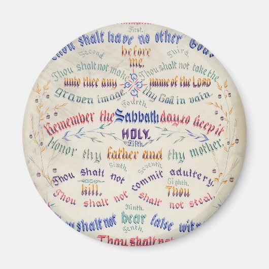 De tien geboden magneten (Voorkant)