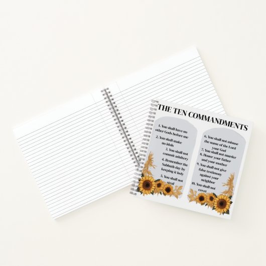 De tien geboden notitieboek (Binnen)