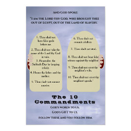 De tien geboden perfect poster