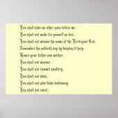 De tien geboden poster (Voorkant)