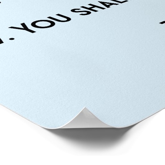 De tien geboden poster (Hoek)