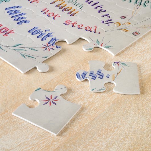 'De Tien Geboden' puzzel (Zijkant)