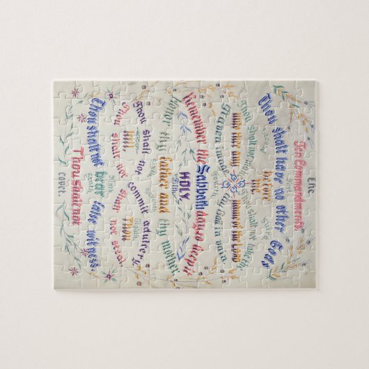 'De Tien Geboden' puzzel Legpuzzel (Horizontaal)