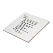 De tien geboden tegeltje (Zijkant)