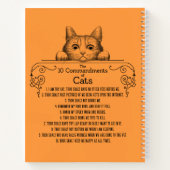 De tien geboden van Cats Funny Notitieboek (Achterkant)