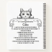 De tien geboden van Cats Funny Notitieboek (Achterkant)