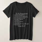 De Tien Geboden - Vrouwen T-shirt (Design voorkant)