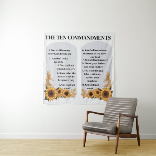 De tien geboden wandkleed (In situ)