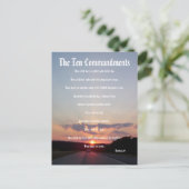 De Tien Geboden - Zondag 3 Briefkaart (Staand voorkant)